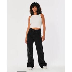 Black Wide Leg Jeans